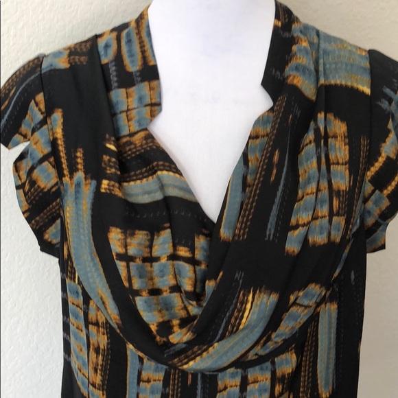 Anthropologie Silky Print Top - Picture 2 of 7